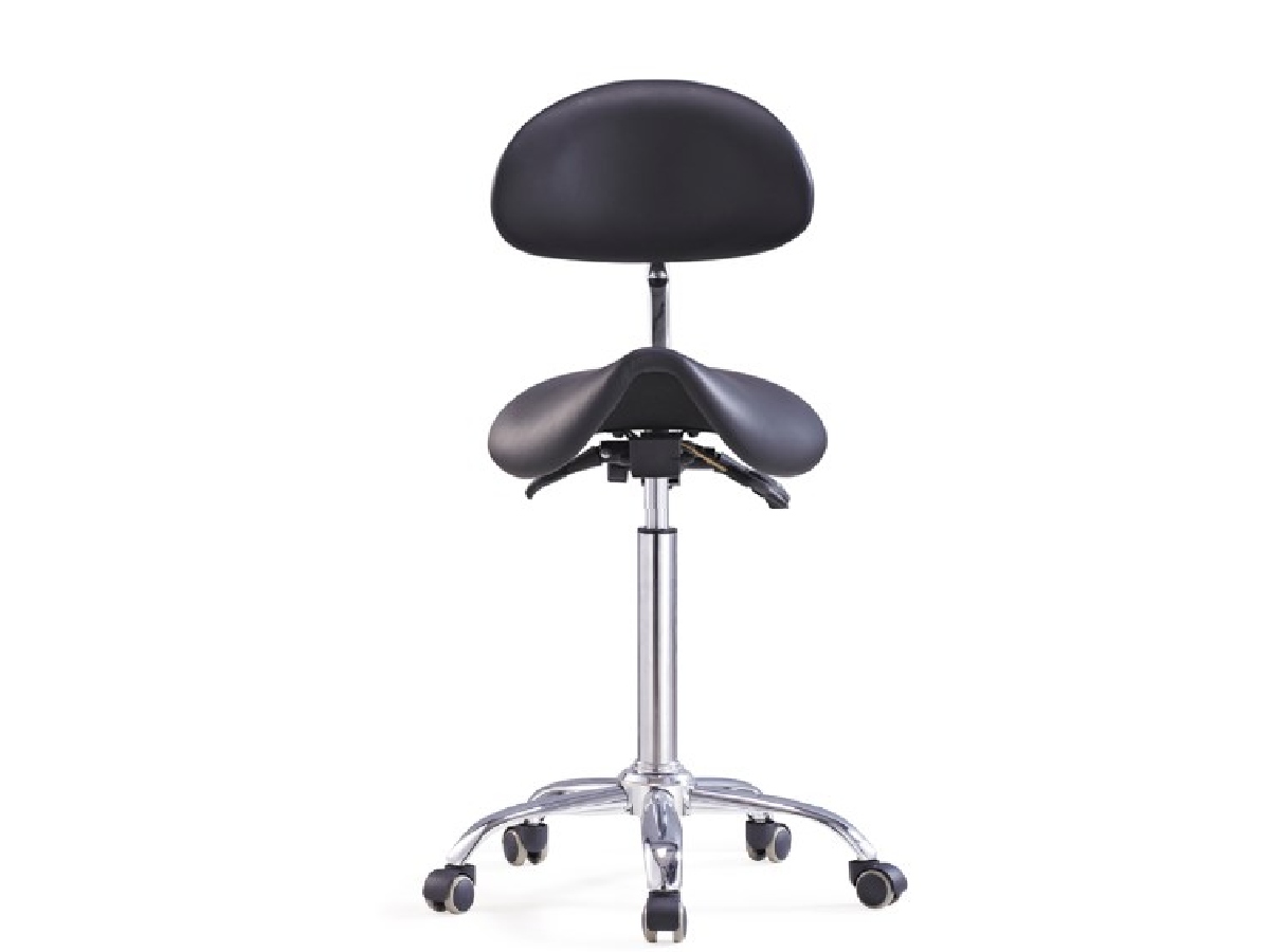 Saddle Stool with Backrest - FSSAD-605